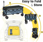 Sekey 48''L Collapsible Foldable Extended Wagon - Image 6