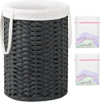 Laundry Hamper Laundry Basket Round 19.0 Gal Handwoven Rattan Laundry Basket by SETVSON