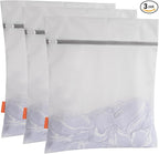 Polecasa 3Pcs 16 x 20 Inches Extra Durable 125g Diamond Mesh Laundry Bags by Polecasa