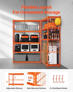 VEVOR Storage Shelves, 2500 lbs, 5 Tier Heavy Duty Garage Shelving, - Image 5