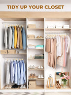 HOUSE DAY Velvet Skirt Hangers 36 Pack, Space Saving Slim Shorts Hanger - Image 9