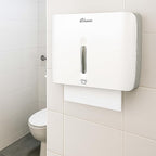 Paper Towel Dispenser Wall Mount Commercial Pack of 3 White Holder Fits - Image 7