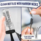 Dish Brush Set of 4 with Bottle Water Brush, Dish Scrub Brush, Scrubber Brush - Image 6