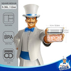 MR.SIGA 4 Pack Airtight Food Storage Container Set, BPA Free Kitchen Pantry - Image 2