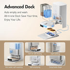 Mova P10 Pro Ultra Robot Vacuum and Mop 13, 000Pa Suction, 140°F Hot Water Auto - Image 4