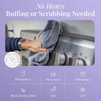 Therapy Stainless Steel Cleaner Bulk Refill - 64 oz. - Streak-Free - Image 4