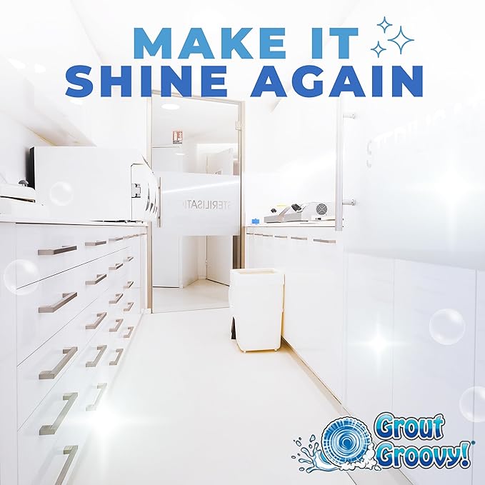Grout Groovy! Electric Stand-Up Grout Cleaning Machine – Lightweight Deep - Image 6