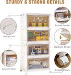 4-Tier Stackable Storage Bins - Image 3