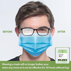 70 Count Anti Fog Lens Wipes for Eyeglasses, Pre-Moistened Individual Wrapped - Image 2