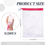 Hushee Soap Bag Bubble Mesh Bags Exfoliating Soap Pouch - Image 2