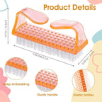 100 Pcs Handle Grip Nail Brush Bulk Nail Scrubber Cleaner Fingernail Brushes - Image 2
