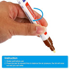 PATIKIL Grout Pen, 4 Pack Brown Tile Marker Waterproof Grout Sealer Pen Tile - Image 5