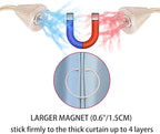 2 PCS Magnetic Curtain Tiebacks, European Style Convenient Drape Tie Backs - Image 4
