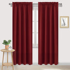 DWCN Christmas Blackout Curtains Room Darkening Thermal Insulated Bedroom by DWCN