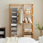YOUDENOVA Hanging Closet Organizer, 6-Shelf Closet Hanging Storage Shelves - Image 4