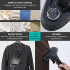 True & Tidy Heavy Duty Commercial Full Size Standing Garment Steamer - Image 3