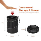 Ginsco 2Packs 4 Gallons New Leakproof Car Trash Can, Large Trash Can Pop-up - Image 2