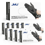 JMU Black Nitrile Gloves, 3.5Mil XS Nitrile Gloves, Latex Free Powder Free by JMU