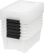 IRIS USA 13 Qt Stackable Plastic Storage Bins - Image 10
