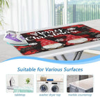 Red and Black Checkered Christmas Gnomes Ironing Mat - Image 4