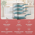 Heavy-Duty Pots and Pans Organizer | 5-Tier Cookware & Lid Storage Rack | - Image 4