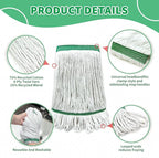 6 Pack Commercial Heavy Duty Mop Heads Heavy Cotton Looped End String Mop Head - Image 3