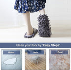 Women's Microfiber Floor Cleaning Mop Slippers - Image 5