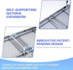 Tabletop Ironing Board with Iron Rest, Metal Mesh Panel Mini Ironing Board with - Image 2