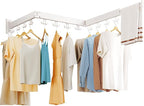 Clothes Drying Rack Wall Mounted, Drying Rack Clothing Wall Mount, Laundry by HEILAIYI