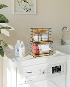 2 Pack Trash Bag Holder/Dispenser, Stackable Storage Laundry Kitchen Organizers - Image 7