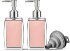 Pink Soap Dispenser with Refillable Plastic Pump by Unknown