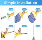 Commercial Mop with Extra Head Replacement, 63Inch Handle Heavy Duty Industrial - Image 7