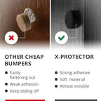 Cabinet Door Bumpers X-Protector 100 PCS – Small Felt Pads 3/8” – Ideal Black - Image 5