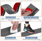 Vinyl Door Threshold Flooring Transition Strip Self Adhesive Carpet Edging Strip - Image 4