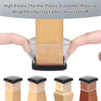 Ezprotekt 8 Pcs Large Clear Chair Leg Sliders - Image 4