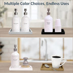Countertop and Vanity Tray – Small 7.7" Silicone Soap Dispenser Trays, Flexible - Image 9