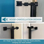 6 Pack Hinge Pin Oil Rubbed Bronze Door Stopper, Adjustable Heavy Duty Hinge - Image 6