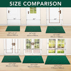 hicorfe Front Door Mat Outside Entrance, Stain and Fade Resistant, Non Slip - Image 5