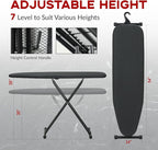 Ironing Board Full Size 53x13, RAINHOL Heavy Duty Iron Board - Image 2