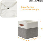 DULLEMELO 11 Inch Cube Storage Bins Fabric Storage Cubes 4 Pack Foldable Cube - Image 2