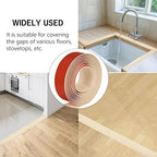 5Ft Floor Transition Strip Self Adhesive Vinyl Cover Floor Strip Flat Divider - Image 5