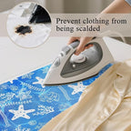 Ironing Mat Thickened Blue Stars Ironing Blanket Travel Portable Ironing Pad - Image 5