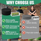7.25 Inch Charcoal Filters for 10 Pack Kitchen Countertop Compost Bins - Image 6