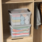 Zopnny 24 Quart Clear Plastic Storage Bin - Image 6