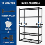 BILT HARD Garage Shelving 3000 LBS 36" W x 18" D x 72" H, Heavy Duty 5-Tier - Image 8