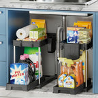 Under Sink Organizer, 2 Tier Pull Out Cabinet Organizer by Unknown
