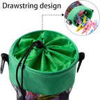 Mesh Clothespin Bag with Hooks Hanging Clothes Pin Bag with Drawstring Closure - Image 2