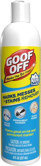 Goof Off Marks, Messes & Stains Remover, 8 fl. oz. Spray, Household Surface Safe by GoofOff