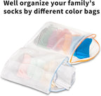5Pcs Hanging Laundry Bags for Socks - Image 5