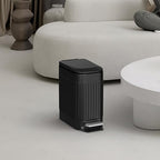 TrashAid Small Black Bathroom Trash Can - Image 2